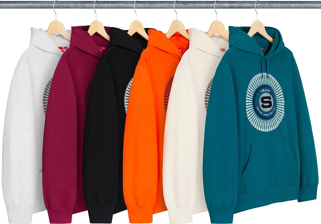 Chenille Appliqué Hooded Sweatshirt